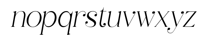 Besluty Italic Font LOWERCASE