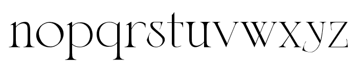 Bespoke Brevity Font LOWERCASE