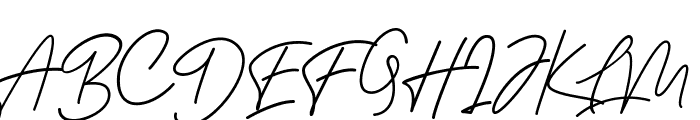 Bessita Handwriting  Font UPPERCASE