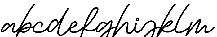 Bessita Handwriting  Font LOWERCASE