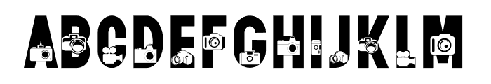 Best Camera Font LOWERCASE