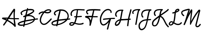 Best Fren Font UPPERCASE