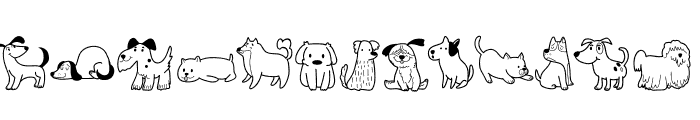 Best Friends Doodle Font UPPERCASE