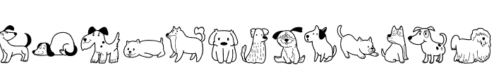 Best Friends Doodle Font LOWERCASE