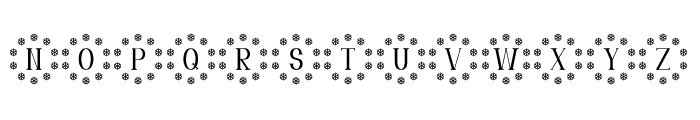 Best Part of Christmas Font UPPERCASE
