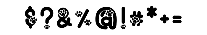 Best Paws Font OTHER CHARS