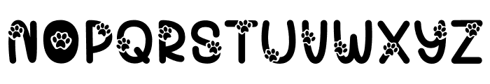 Best Paws Font UPPERCASE
