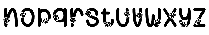 Best Paws Font LOWERCASE