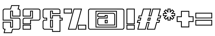Best Sport Outline Font OTHER CHARS