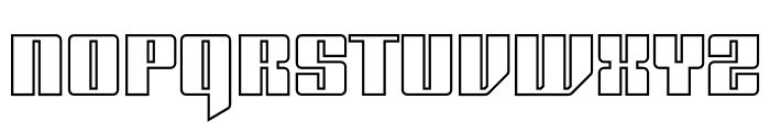 Best Sport Outline Font UPPERCASE