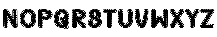 Best Stitch Font UPPERCASE