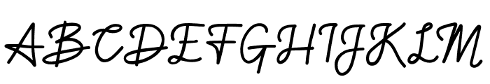 BestFrenRegular Font UPPERCASE