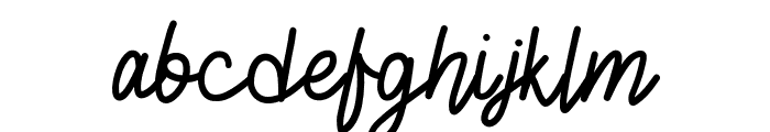 BestFrenRegular Font LOWERCASE