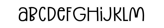 BestFriendForever-Regular Font LOWERCASE