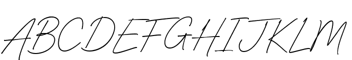 Bestfriend Signature Font UPPERCASE