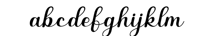 Besthie Italic Font LOWERCASE