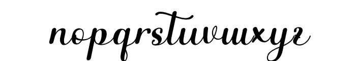 Besthie Italic Font LOWERCASE