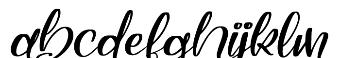 Besthies Italic Font LOWERCASE