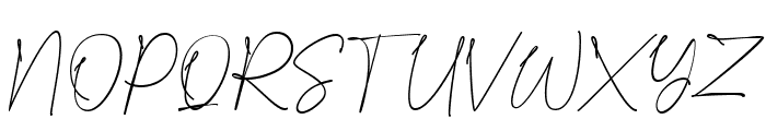 Besthiny Signature Font UPPERCASE