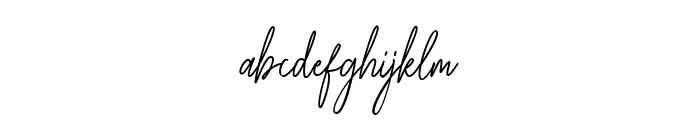 Besthiny Signature Font LOWERCASE