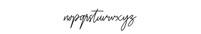 Besthiny Signature Font LOWERCASE