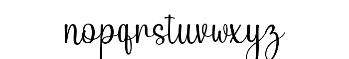 Bestie Forever Regular Font LOWERCASE