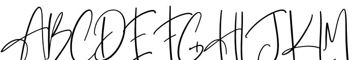 Bestie Signature Font UPPERCASE