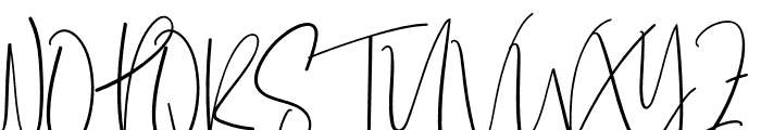 Bestie Signature Font UPPERCASE
