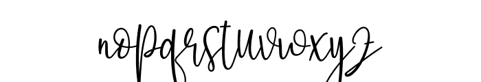Bestie Signature Font LOWERCASE