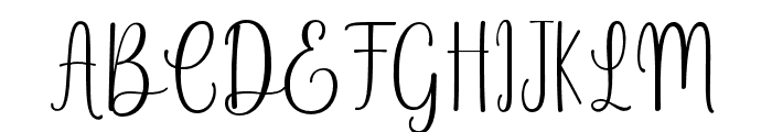 BestieForever-Regular Font UPPERCASE