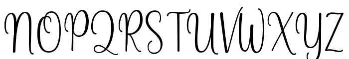 BestieForever-Regular Font UPPERCASE