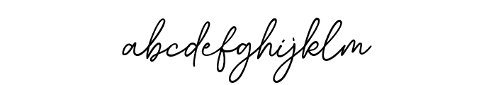 Bestina Signature Font LOWERCASE
