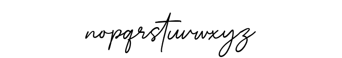 Bestina Signature Font LOWERCASE