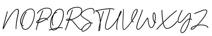BestinaSignature Font UPPERCASE