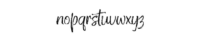 BestomeBrush Font LOWERCASE