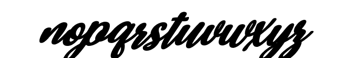 Bestop Glistening Bold Slant 30 Font LOWERCASE