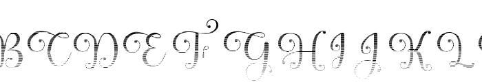 Bestop Glistening Hatching Font UPPERCASE