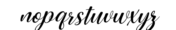 BestopGlisteningSlant18 Font LOWERCASE