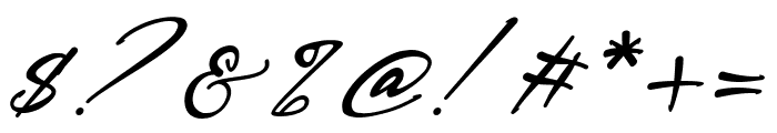 Bestowens Family Italic Font OTHER CHARS