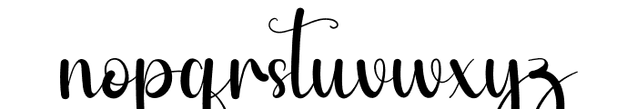 Bestwinter Font LOWERCASE