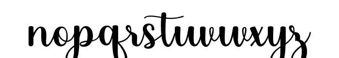 BestyHoliday Font LOWERCASE