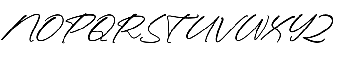 Betany Oasis Italic Font UPPERCASE