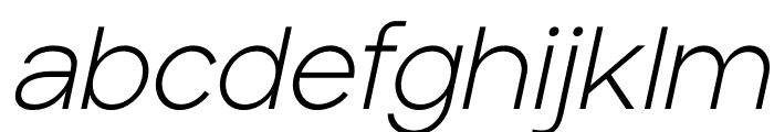 Betawi Light Italic Font LOWERCASE