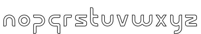Betelguesse Hollow Font LOWERCASE