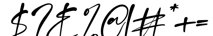 Beterdam Smith Italic Font OTHER CHARS