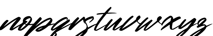 Beternite Limited Italic Font LOWERCASE