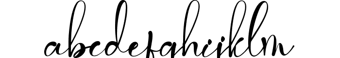 Bethany Love Font LOWERCASE