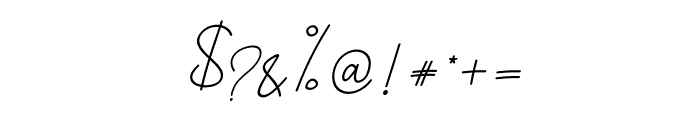 Bethany Signature Italic Font OTHER CHARS