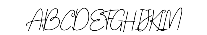 Bethany Signature Italic Font UPPERCASE