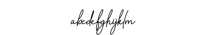 Bethany Signature Italic Font LOWERCASE